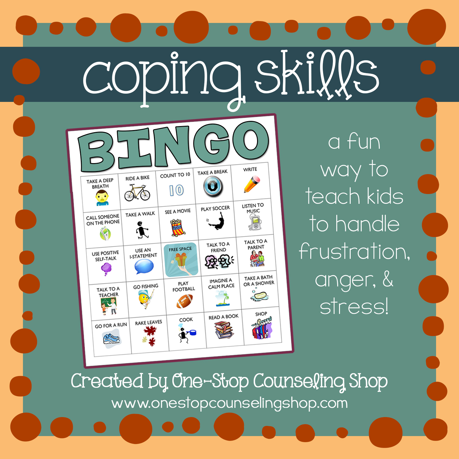 Problem Solving Strategies BINGO and Calming Strategies👎 Proteja seus ...