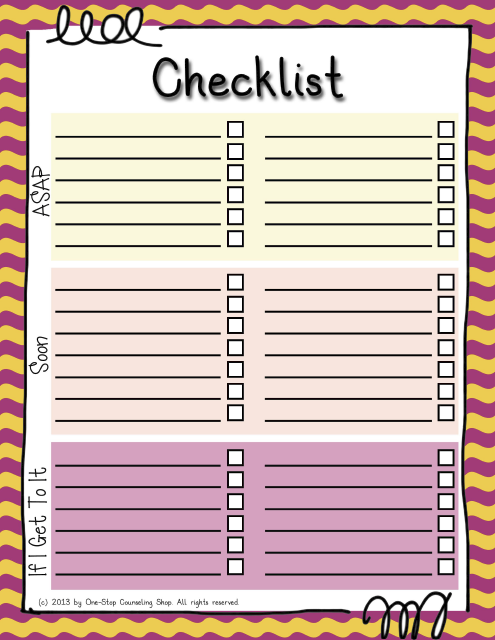 Checklist Warm