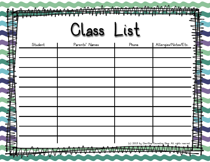 Class List Pictures To Pin On Pinterest PinsDaddy.