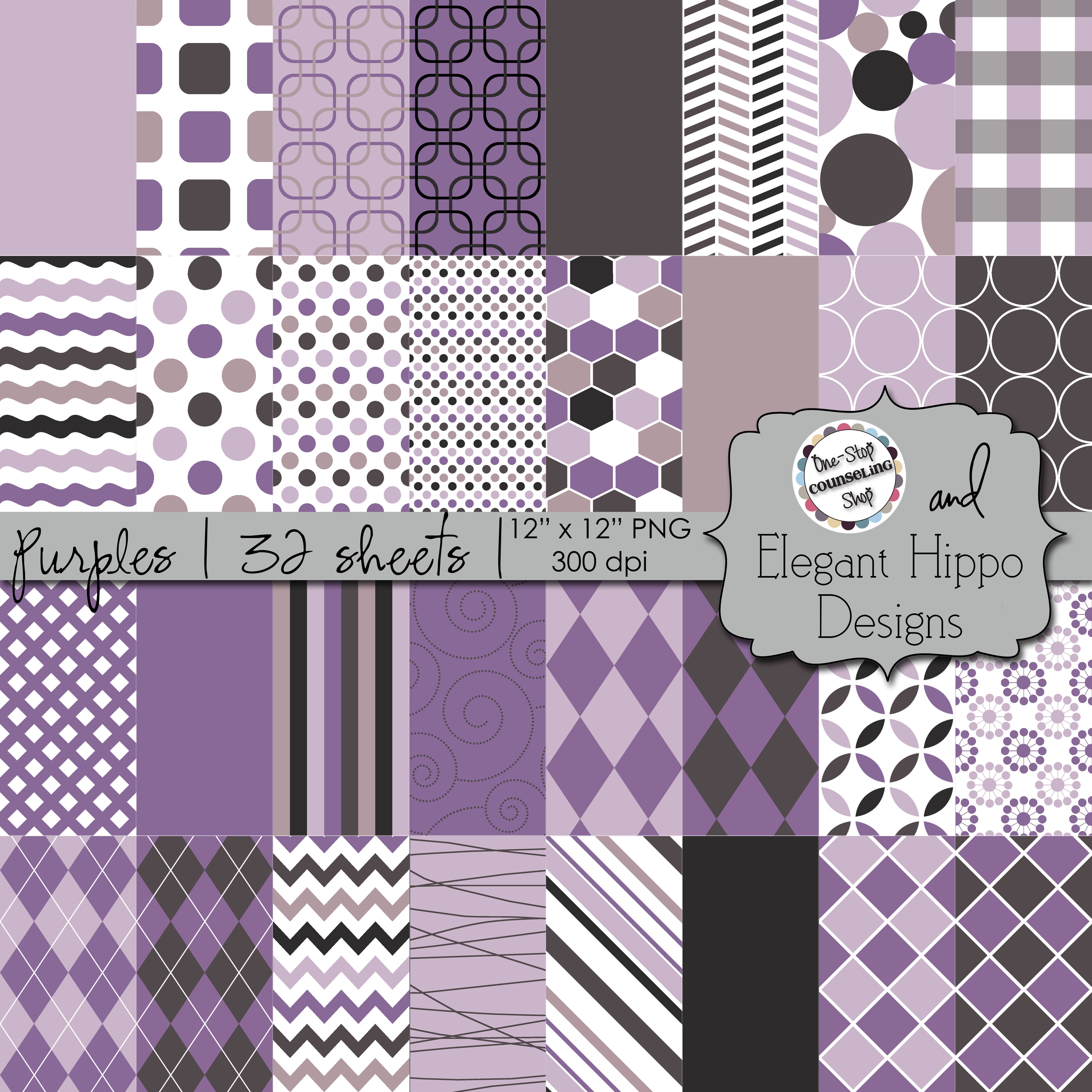 Purple Digital Papers