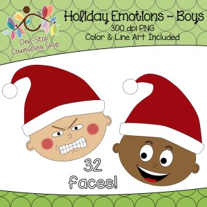 Holiday Emotion Clip Art