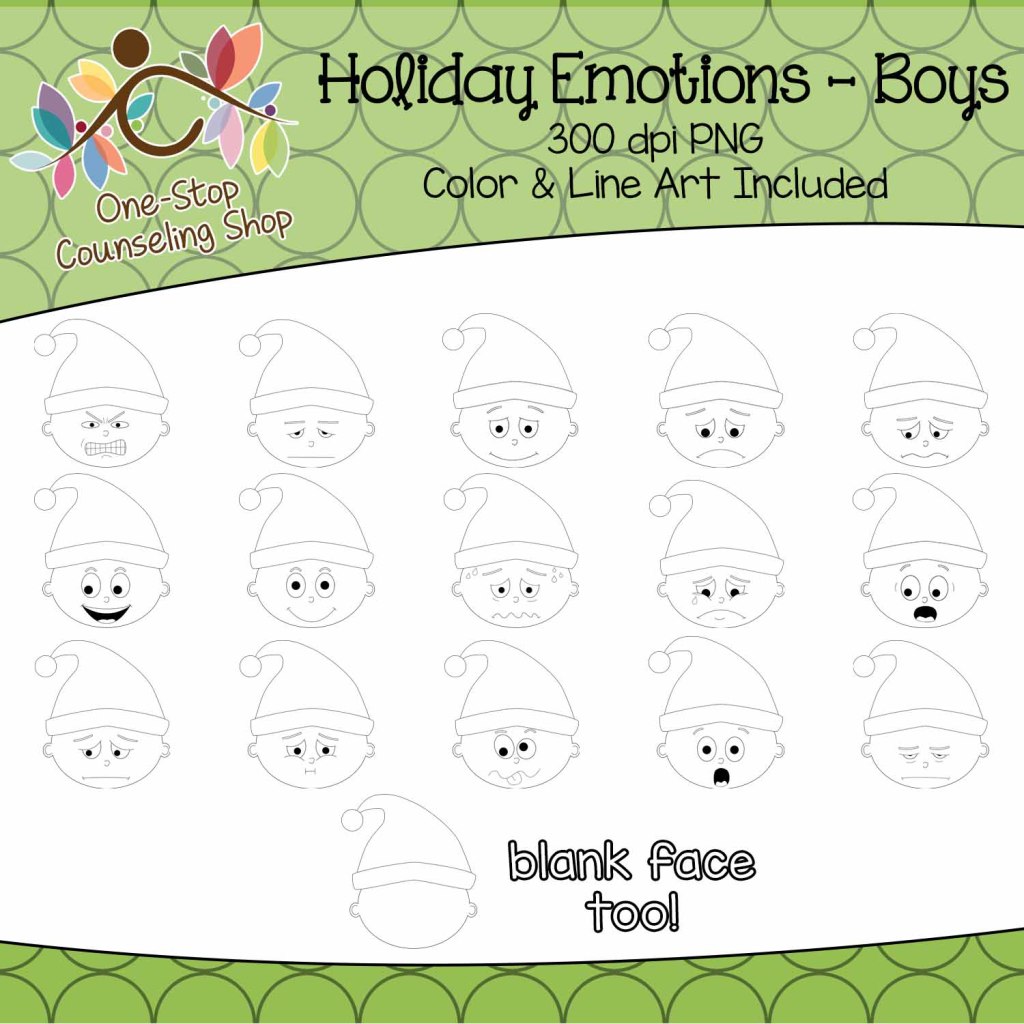 Holiday Emotion Clipart