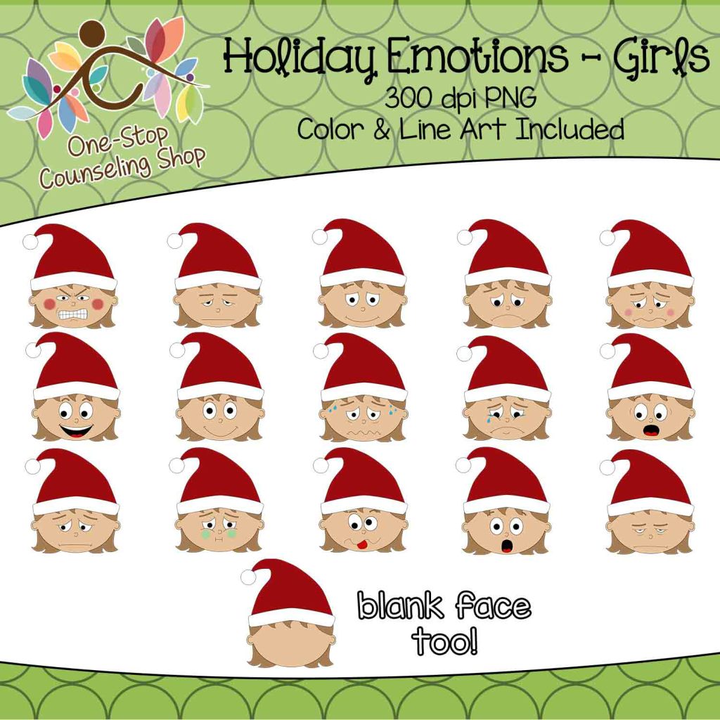 Holiday Emotion Clip Art