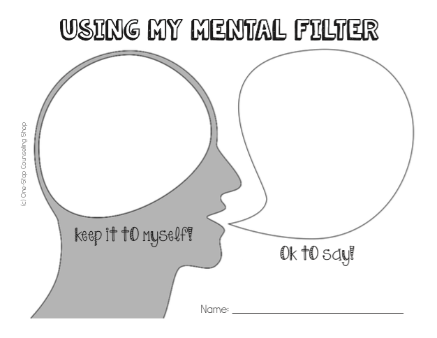 Mental Filter Activity