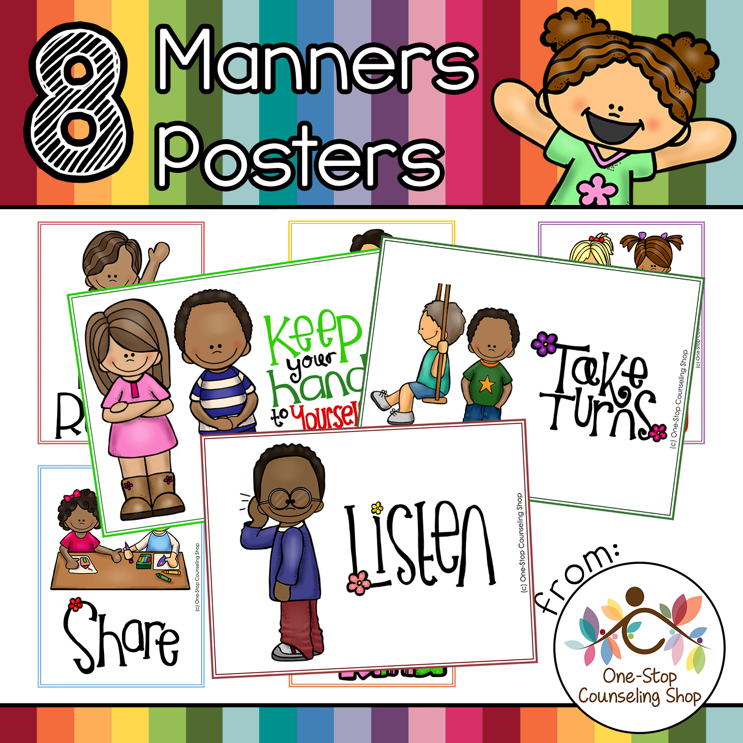 good manners for children posters