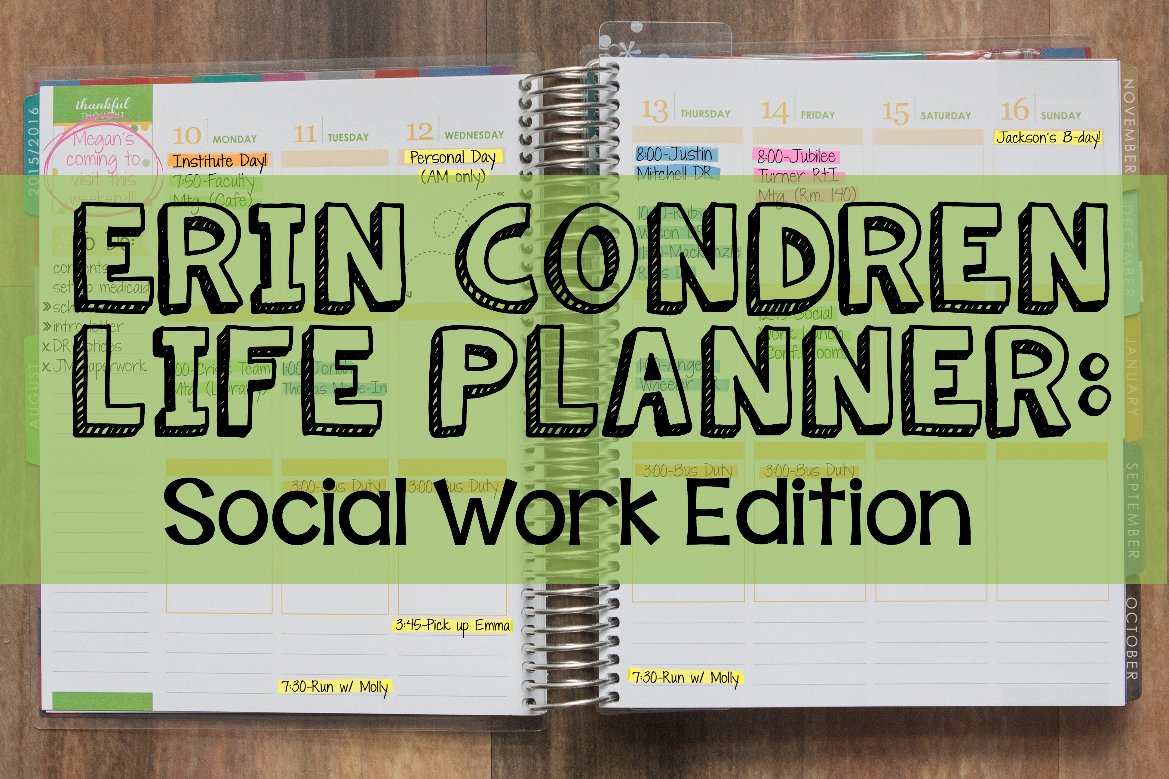 How To Use Every Sticker That Comes in Your Erin Condren Life Planner