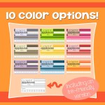 Behavior Incentive Punch Cards: Striped Design - Image 2