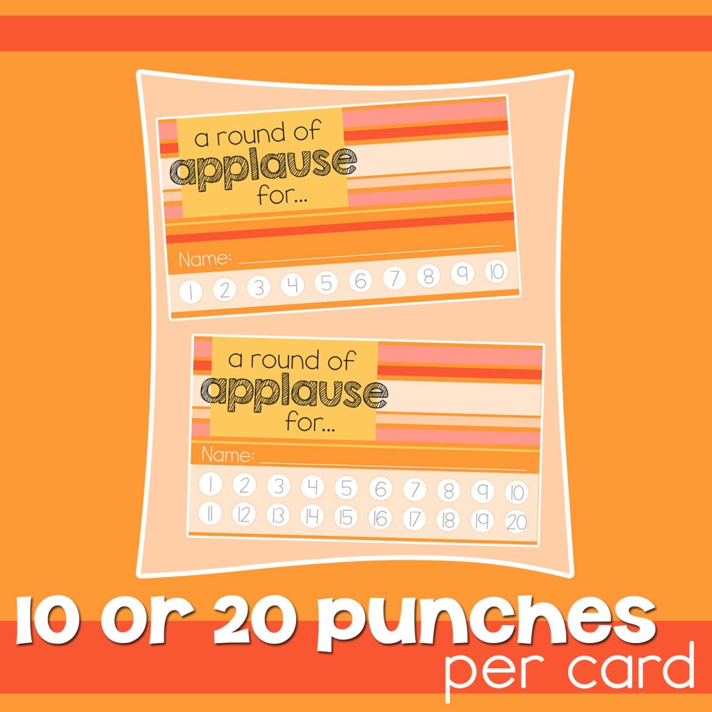 Incentive Punch Cards