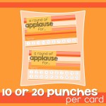 Behavior Incentive Punch Cards: Striped Design - Image 3