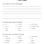 Behavior Think Sheets - Image 4