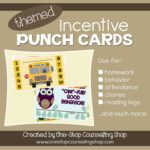 Behavior Incentive Punch Cards: Themed Design