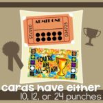Behavior Incentive Punch Cards: Themed Design - Image 3