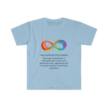 Neurodiversity Unisex Softstyle T-Shirt - Image 7