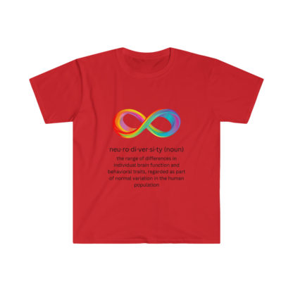 Neurodiversity Unisex Softstyle T-Shirt - Image 12