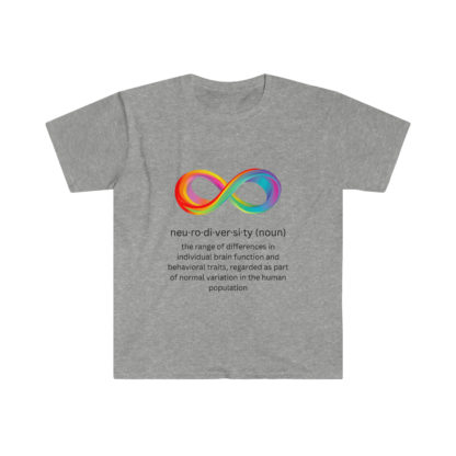 Neurodiversity Unisex Softstyle T-Shirt - Image 3