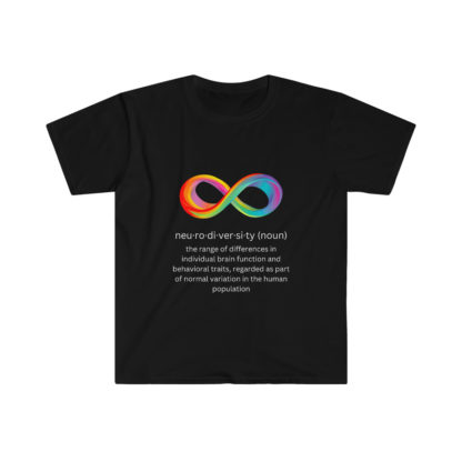 Neurodiversity Unisex Softstyle T-Shirt - Image 2