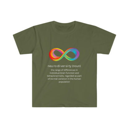 Neurodiversity Unisex Softstyle T-Shirt - Image 5