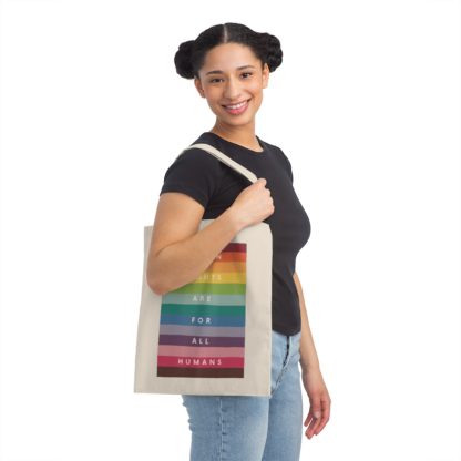 Human Rights Canvas Tote Bag - Image 2