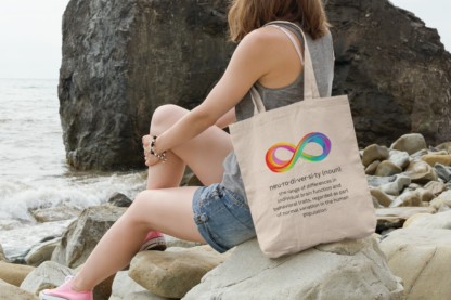 Neurodiversity Canvas Tote Bag - Image 3